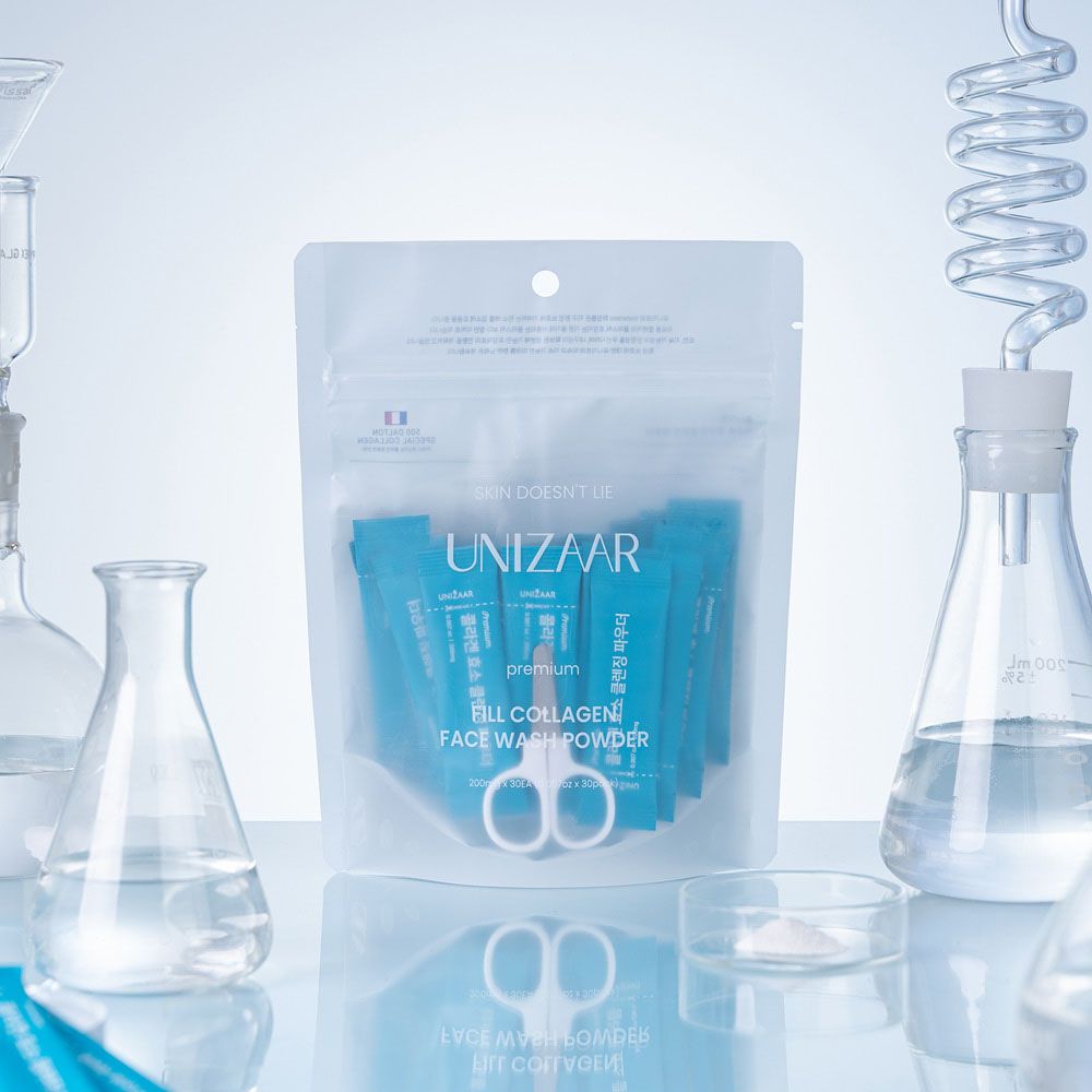 UNIZAAR Fill Collagen Enzyme Cleansing Powder Face Wash Deep Pore Sebum Care Soothing Korean Cleanser _ Made in KOREA